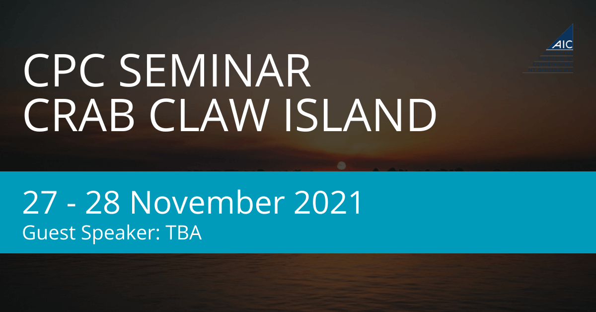 CPC Seminar: CRAB CLAW ISLAND