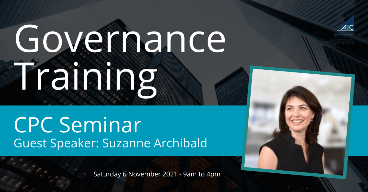 CPC Seminar:  Governance Training